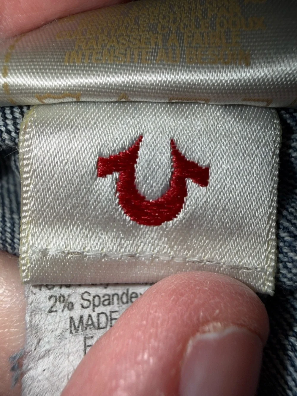 True Religion Billie Straight Embroidered Pockets Jeans - Picture 12 of 16